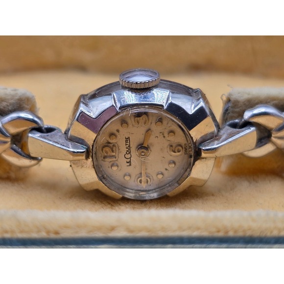 Vintage LeCoultre Ladies Bracelet Watch | Swiss | 10K Gold Filled | Original Box - Picture 5 of 7